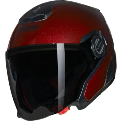 Afbeelding van Nolan N40 5 06 Classico Nobile N Com Jet Helm, rood, afmeting XL voor man