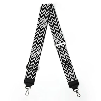 Afbeelding van AiQInu Tasriemen om te wisselen, verstelbare schouderriem, tassenriem, breedte 3,8 cm, lengte verstelbaar 80 140 schouderriem voor schoudertas, draagtas en handtas, doe het zelf accessoires