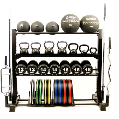 Afbeelding van Muscle Power Multi Opbergrek Opbergsysteem Zwart
