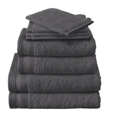 Afbeelding van Gastendoek De Witte Lietaer Contessa Dark Grey (40 x 60 cm)(set van 3)