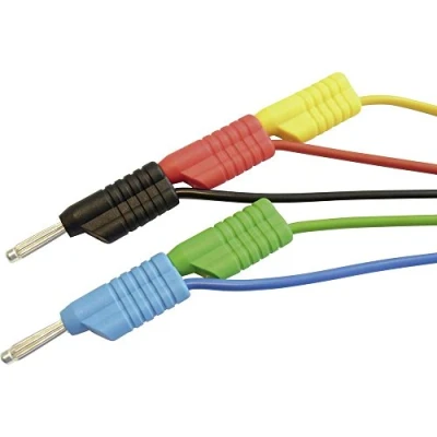 Afbeelding van VOLTCRAFT MS 4100S Meetsnoerenset Banaanstekker 4 mm 1.00 m Rood, Zwart, Blauw, Groen, Geel 1 stuk(s