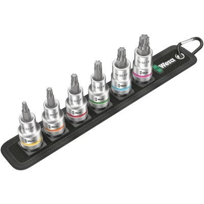 Afbeelding van Wera 5003997001 Belt C 3 6 delige Doppenset Torx 1/2&#039;&#039;