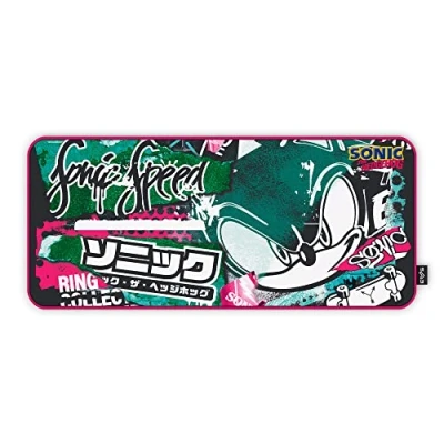 Afbeelding van Energy Sistem Gaming Mouse Pad ESG Sonic Graffiti (XXL, antislip, versterkte naden)