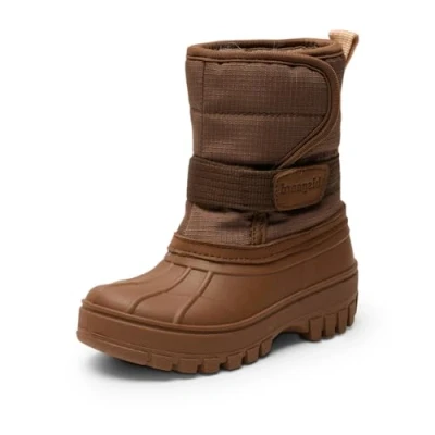Afbeelding van Bisgaard Pacson Unisex Snowboots voor kinderen, Maat: 35, Brown Leer/ synthetisch