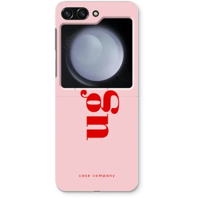 Afbeelding van Case Company® hoesje geschikt voor Samsung Galaxy Z Flip5 Ugh Soft Cover Telefoonhoesje Bescherming aan alle Kanten en Schermrand
