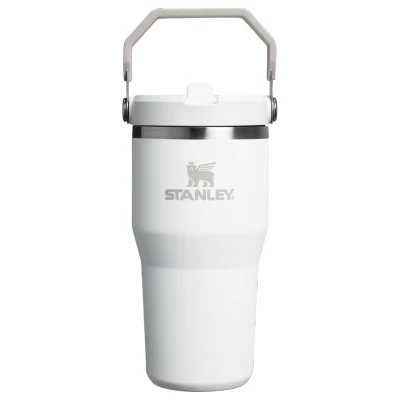 Afbeelding van Stanley Classic Iceflow Flip Straw Tumbler 0.6L Wit Frost 1913