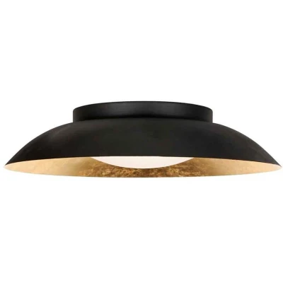Afbeelding van Steinhauer Plafondlamp Walcie zwart met goud 4127ZW