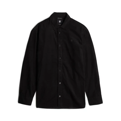 Afbeelding van Clean Regular Shirt met lange mouwen, Zwart (Dk Black D25196 d751 6484), L
