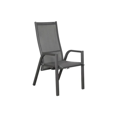 Afbeelding van Sens Line Lucca verstelbare stapelstoel Set van 2 57x85x110 Aluminium