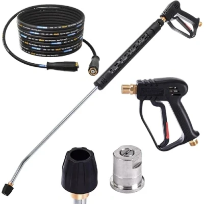 Afbeelding van Gun Lance 15m Slang en Nozzle voor Hogedrukreiniger Karcher Kranzle andere M22