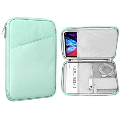 Afbeelding van MoKo 9 11 inch Tablet Sleeve Case,Fits New iPad Air/Pro 2024, Air 5/4th 10.9, 10th Gen 9/8/7th 10.2,Galaxy Tab S8/S9 11,Protective Bag Carrying Case with Pocket,Mint Green