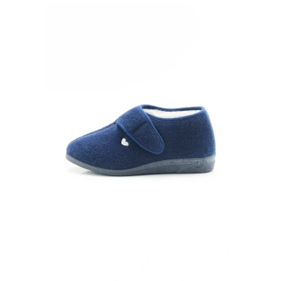 Afbeelding van Damart Enkellaarsjes gevoerd met Thermolactyl Vrouwen Blauw 39