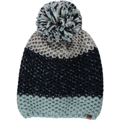 Afbeelding van Muts dames pompon Winter Gebreid One size Blauw Ski