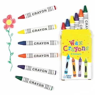 Afbeelding van Baker Ross AF989 Min kleurpotloden (Pak van 8 dozen) voor kinderen te versieren, kunst en ambachten,7cmx5cm,GEASSORTEERD