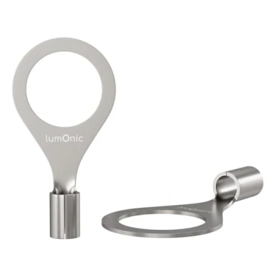 Afbeelding van Lumonic 25x krimpklemmen blank 0,5 1,5mm² I M8 ongeïsoleerd kabelschoenen M8, buisvormige kabelschoen 0,5mm2 1,5mm2 ringstekkers, krimp