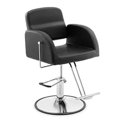 Afbeelding van physa kappersstoel met voetsteun 920 1070 mm 200 kg Zwart, Zilver