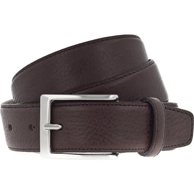 Afbeelding van Vanzetti Leren Riem Dresscode: Business 35mm Cambered Full Leather Belt W110 Dark Brown Bruine
