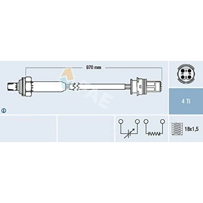 Afbeelding van Fae Lambda sonde 77354