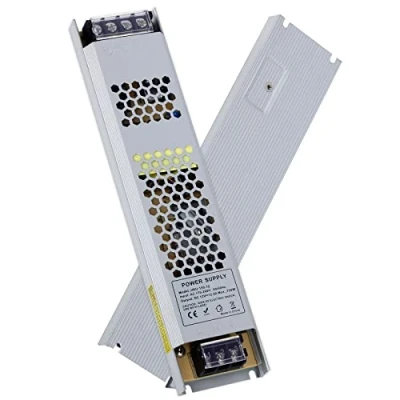 Afbeelding van VARICART IP20 12V 12.5A 150W LED Driver, Ultradunne Universele Gereguleerde AC DC Geschakelde Voeding, Constante Spannings Transformator Adapter voor CCTV Camerastriplicht G4 MR16 GU5.3 Lamp (Pak van 1)