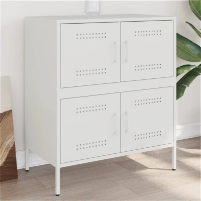 Afbeelding van Dressoir 68x39x79 cm staal wit