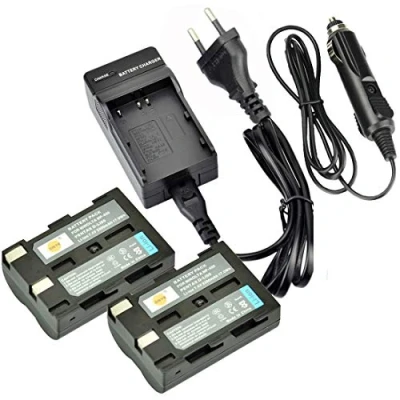 Afbeelding van DSTE® Vervangende batterij en DC11E reisoplader compatibel met Pentax D Li50 K10D GP Grand Prix K20D Konica Minolta NP 400 a Sweet Digital 5 7 Dimage A1 A2 Dynax 5D