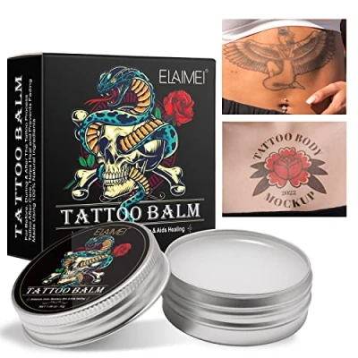 Afbeelding van CCKULOOB Tattoo Crème Aftercare Boter 30 g Care Veganistische Pleister voor voor, tijdens en na de tatoeage natuurlijke Butter