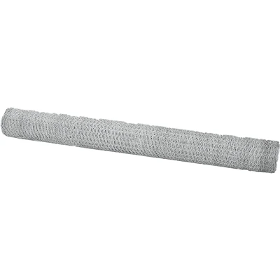 Afbeelding van vidaXL Hexagon Hek 1.5x10 m Gegalvaniseerd Staal