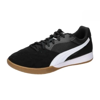 Afbeelding van PUMA Unisex King Top It voetbalschoen, Zwart Wit Goud, 42.5 EU