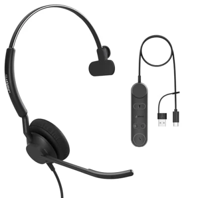 Afbeelding van Jabra ENGAGE 50 II (ENGAGE (Bedraad, USB A), Kantoorheadset, Zwart