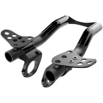 Afbeelding van Deda Clip On Superzero TT extensions, 190mm, zwart ano