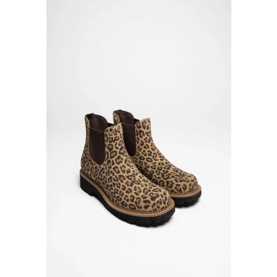Afbeelding van Ariat 50891 FATBABY TWIN GORE Tan Leopard Dames Western Paardrijlaars bruin 37 (4 UK)