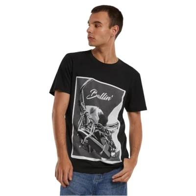 Afbeelding van Mister Tee Ballin 3.0 Tshirt print, Heren, Maat: XL, Black