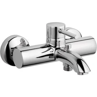 Afbeelding van Kludi bozz eengreeps bad douchemengkraan automatische omstelling douche wandmontage heetwaterbegrenzing 386910576
