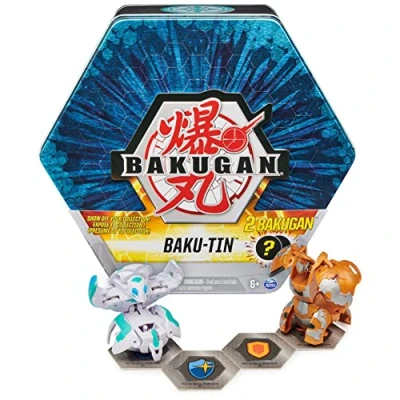 Afbeelding van Bakugan Baku Tin Bewaarblik voor verzamelaars met 2 verrassings stijlen kunnen variëren