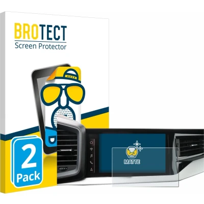 Afbeelding van BROTECT Screenprotector voor Audi A1 Sportback 2019 MMI Navigation Plus 10.1&quot; Folie Beschermfolie matte (2 Stuks)