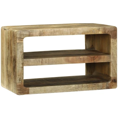 Afbeelding van vidaXL TV kast 60x32x36 cm Massief Mangohout