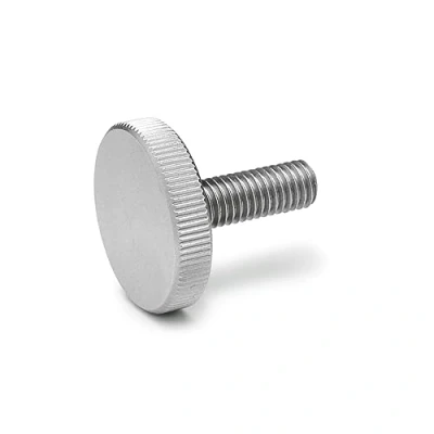 Afbeelding van Ganter Normelemente Platte kartelschroeven (lage vorm) DIN 653 M8 20 NI 1 stuk roestvrij staal schroefdraad: M8x20