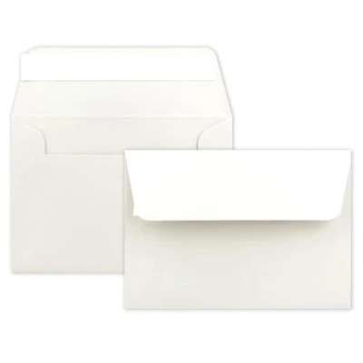 Afbeelding van Neuser Kleurrijke enveloppen B6 175 x 125 mm, Zelfklevende afdichting, 100 Umschläge Naturel Wit