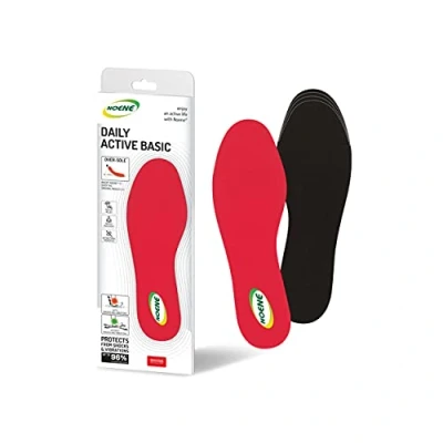 Afbeelding van Noene DAILY ACTIVE BASIC inlegzolen Antishock voor sportschoenen perfect sport en het dagelijks leven ideaal mannen vrouwen h: 2 mm 47/50