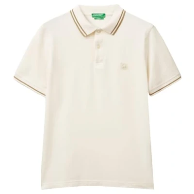 Afbeelding van United Colors of Benetton SLIM FIT Poloshirt, Heren, Maat: 2XL, White