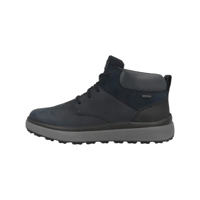 Afbeelding van Geox Granito GRIP Sneakers hoog, Heren, Maat: 41, Navy Leer/ synthetisch