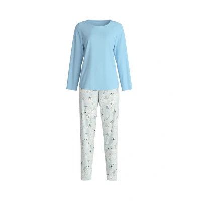 Afbeelding van Calida Daylight Dreams SET Pyjama, Dames, Maat: 32/34, Cascade blue