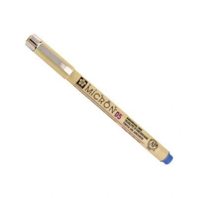 Afbeelding van Sakura Pigma Micron 05 pen blauw