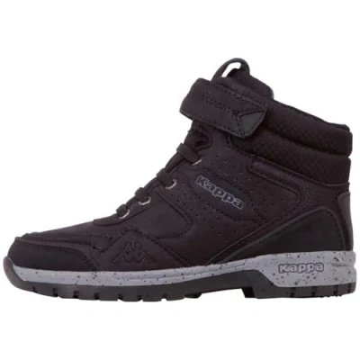 Afbeelding van Kappa Unisex Kids Lithium Hi Top Sneakers, Zwart Grijs 1116, 44.5 EU