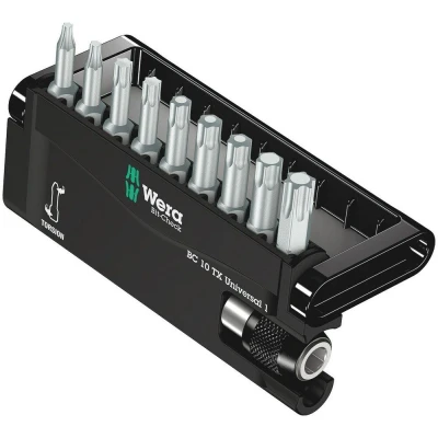 Afbeelding van Wera 10 delige bit check universal 1 bitset torx