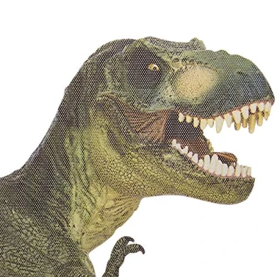 Afbeelding van Ride With T Rex raamsticker