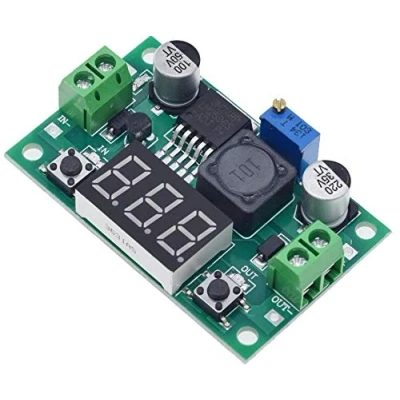 Afbeelding van LM2596 DC Adjustable Step Down Power Module + LED Voltmeter DC/DC