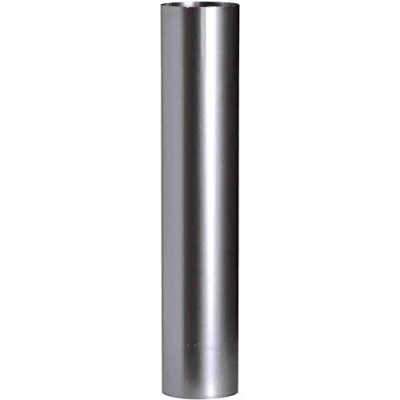 Afbeelding van FIREFIX R130/5D A100/5 FAL 500 mm, ø 100 mm kachelpijpen van plaatstaal, 0,6 dik, binnenliggende vorming, lengtes lasergelast, zilver