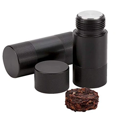 Afbeelding van Spespo Aluminium metalen Pollen Press Presser Compressor kruid molen Tabak Spice Crusher Grinder 6.1x2cm Lipstick ontwerp