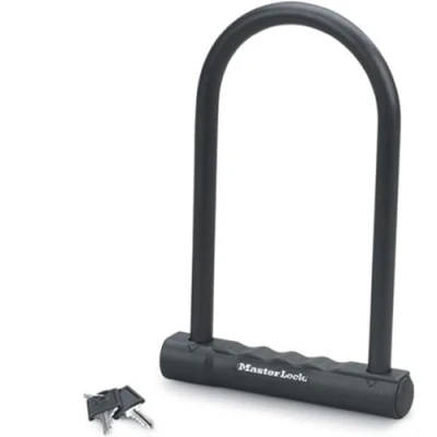 Afbeelding van Masterlock U bar with steel shackle 200mm x 100mm Æ 12mm w/2 keyscolour : blac 8170EURDPRO